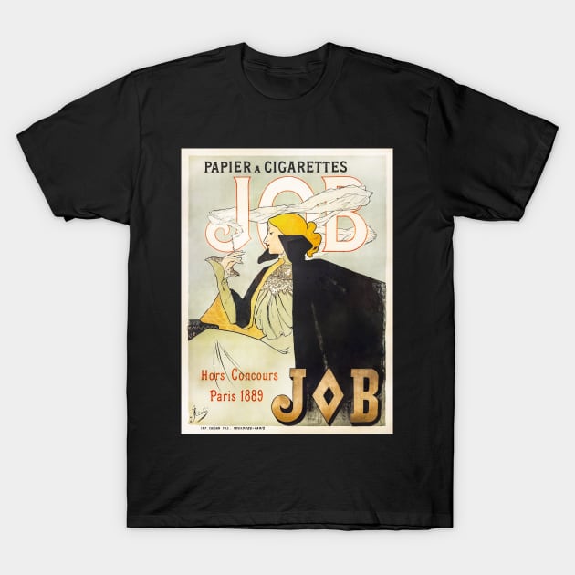 Cigarette JOB, 1896 T-Shirt by WAITE-SMITH VINTAGE ART